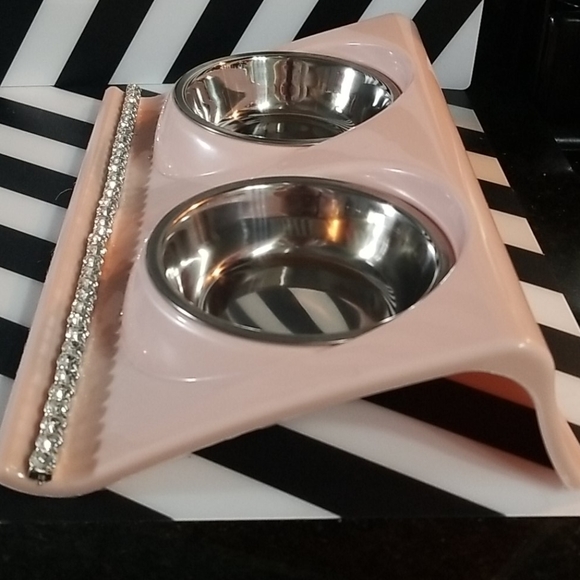 Pink bling pet bowls - Picture 4 of 4